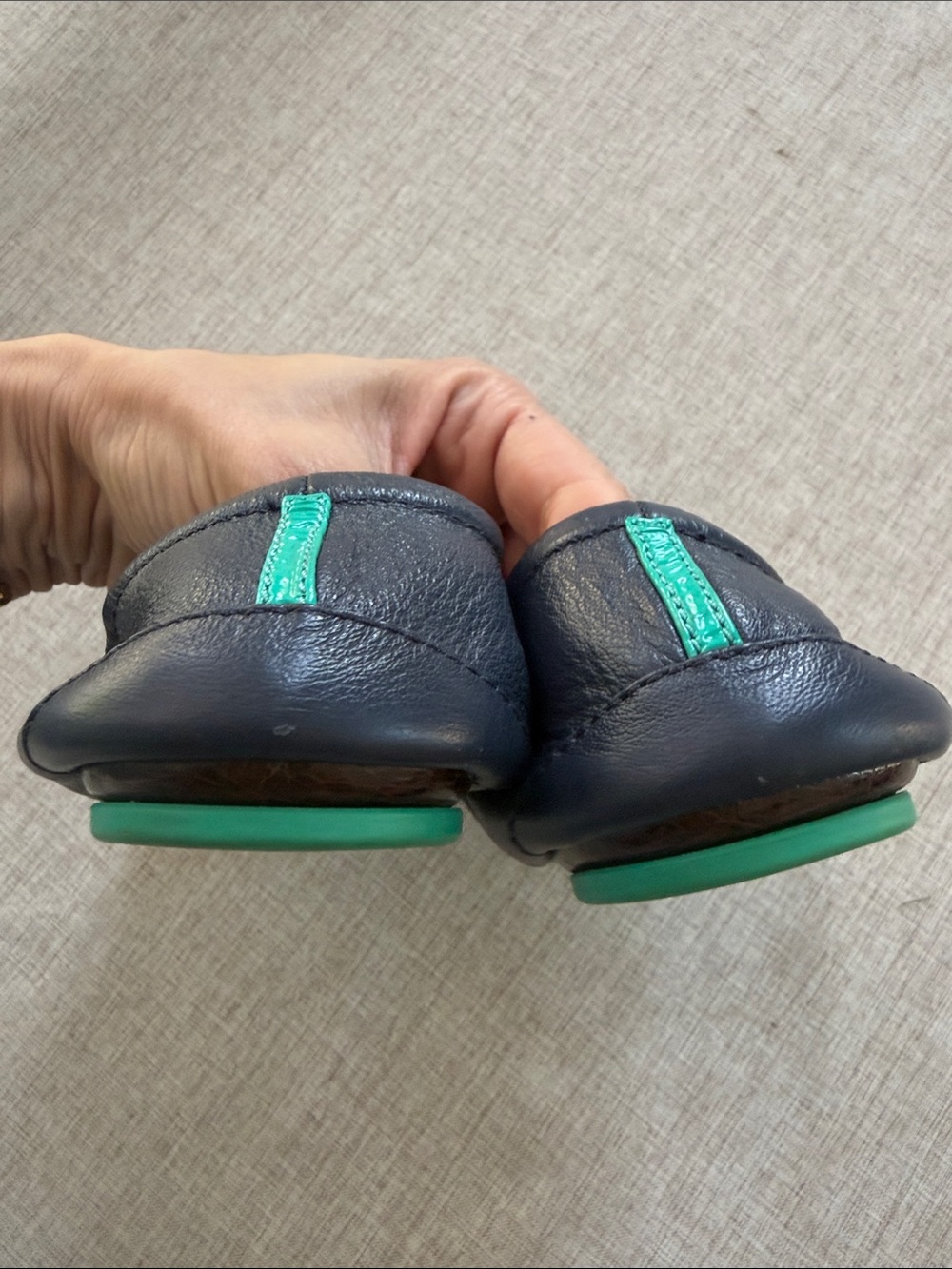 Turks Ballet Flats Navy Blue Women’s 8 comfort minimalist capsule - Picture 7 of 10